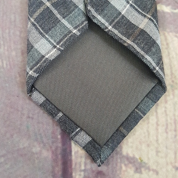 Vince Camuto Silk Neck tie Museo Plaid - Picture 3 of 6